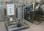 Ultrafiltrationsanlage zur Reduktion von Kohlenwasserstoffen im Destillat eines Verdampfers